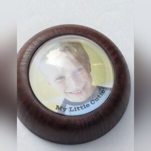 Recordable Wooden Photo Paperweight Memory Voice Recorder